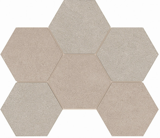 Мозаика LN01/TE01 Hexagon неполированный