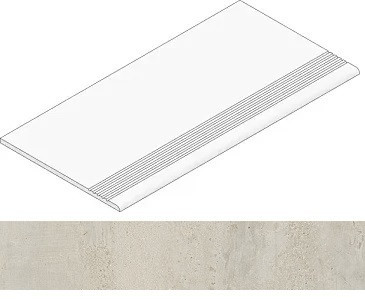 Ступень Elevator Beige/Бежевый Матовый 29,4x120