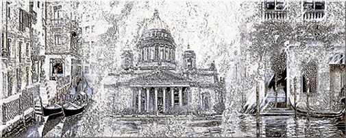 Декор Sfumato Grey Vistas 1 20,1x50,5