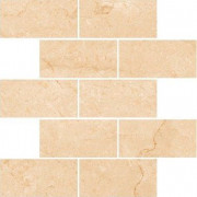 Мозаика Marble Trend Crema marfil Лаппатированный, прямоугольник Мозаика Marble Trend Crema marfil Лаппатированный, прямоугольник
