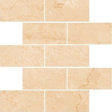 Мозаика Marble Trend Crema marfil Лаппатированный, прямоугольник Мозаика Marble Trend Crema marfil Лаппатированный, прямоугольник