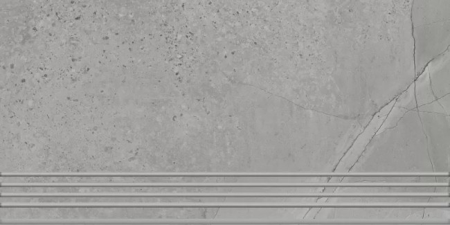 Ступень Marble Trend Silver River матовый 29,4x60