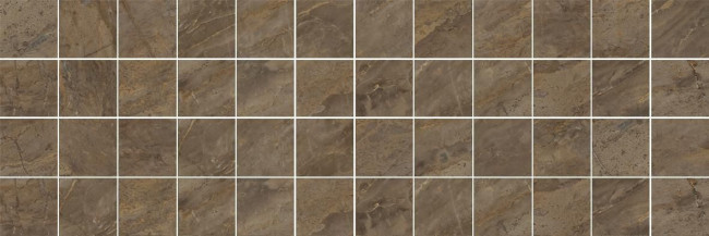 Декор Royal мозаичный коричневый 20x60