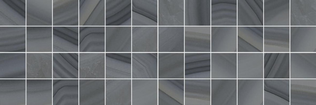 Декор Agat мозаичный серый 20x60