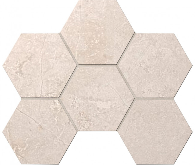 Мозаика Marmulla MA03 Hexagon Неполированный Мозаика Marmulla MA03 Hexagon Неполированный