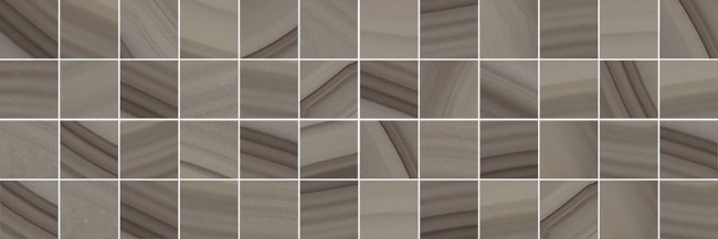Декор Agat мозаичный кофейный 20x60